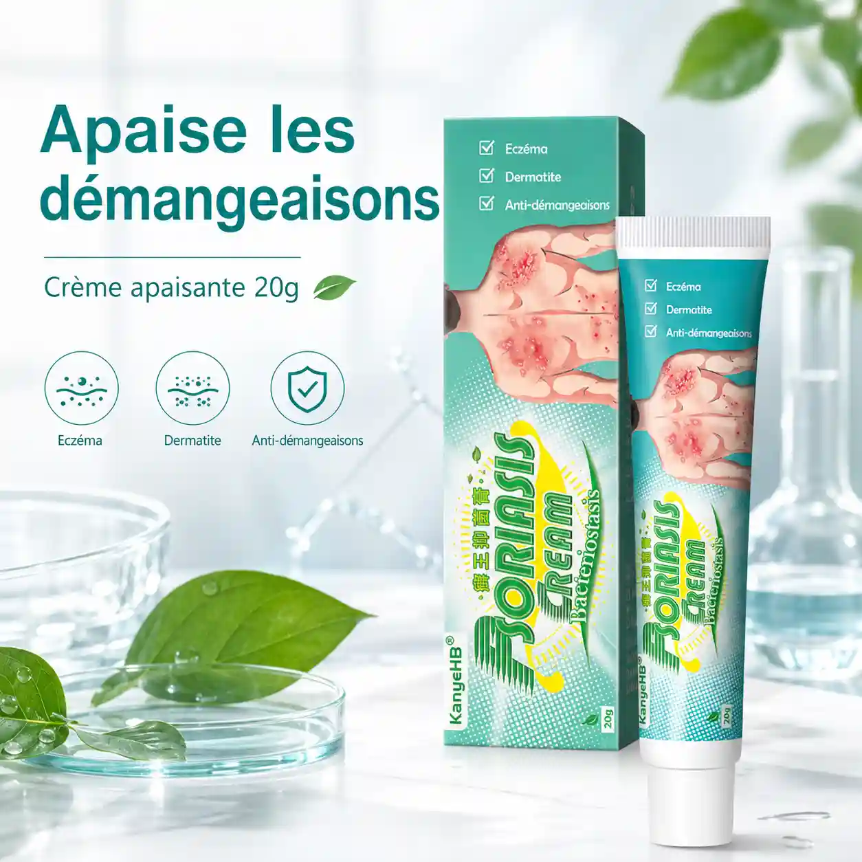 Crème Apaisante pour Peaux Irritées